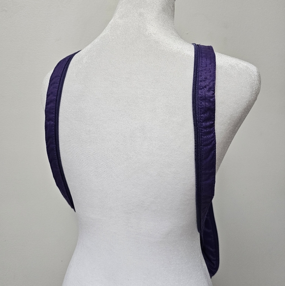 Baggallini Purple Convertible Multi Zip Sling Bag Backpack - Picture 4 of 12